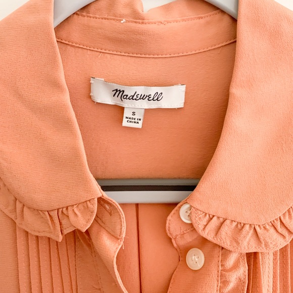 Madewell silk button down top - Picture 3 of 4